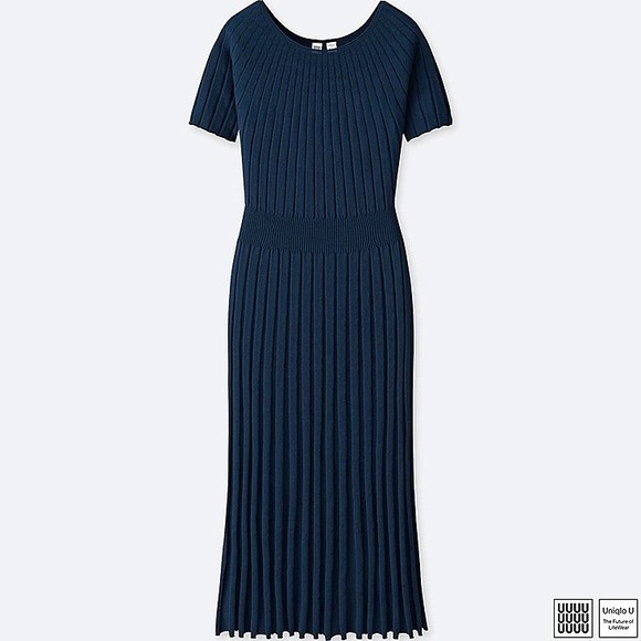Uniqlo Dresses & Skirts - NWOT Uniqlo U Crew Neck Ribbed Balloon Dress